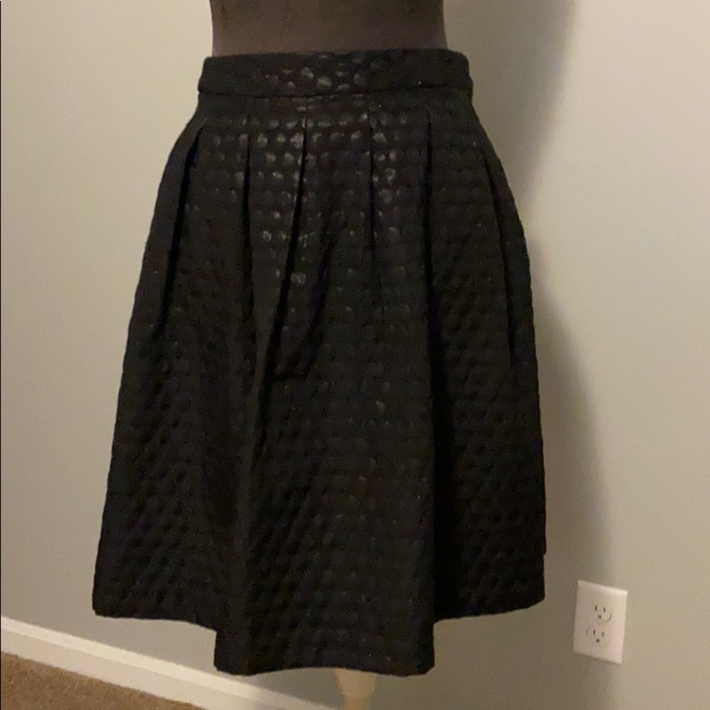 Black Knee Length Skirt